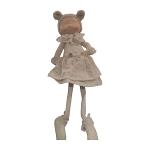 Bambola Artigianale con Gambe Morbide