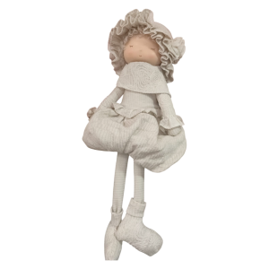 Bambola Artigianale con Gambe Morbide